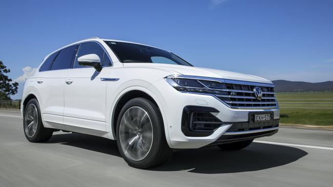 Despite its big engine the Touareg has a claimed fuel use of 7.5L/100km.