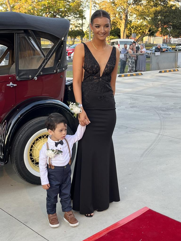 Students arrive at Maryborough State High School's formal.