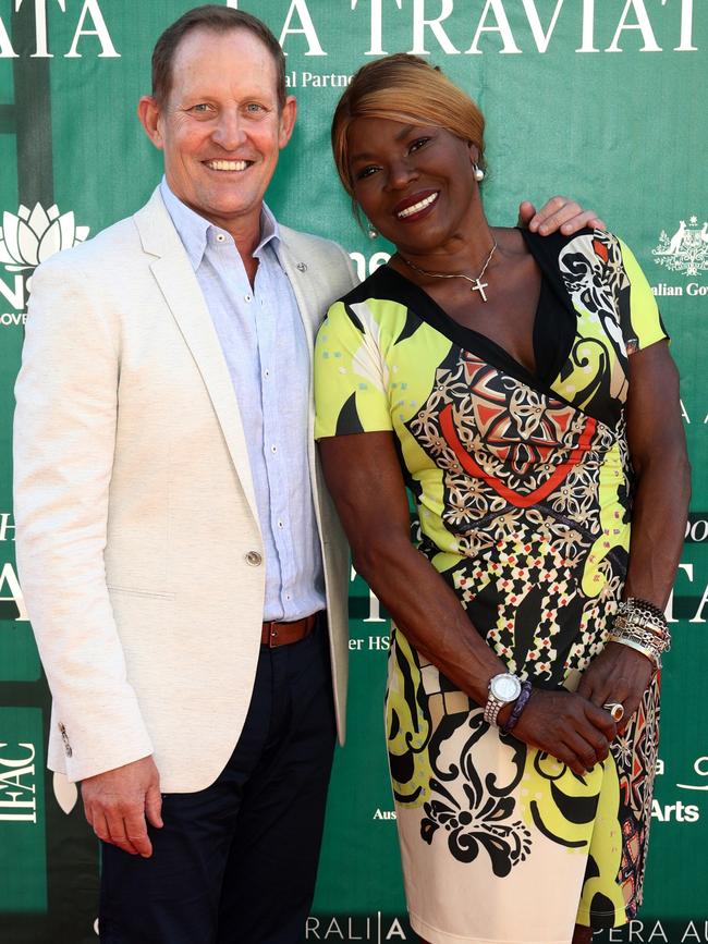 Todd McKenney and Marcia Hines. Picture: Don Arnold