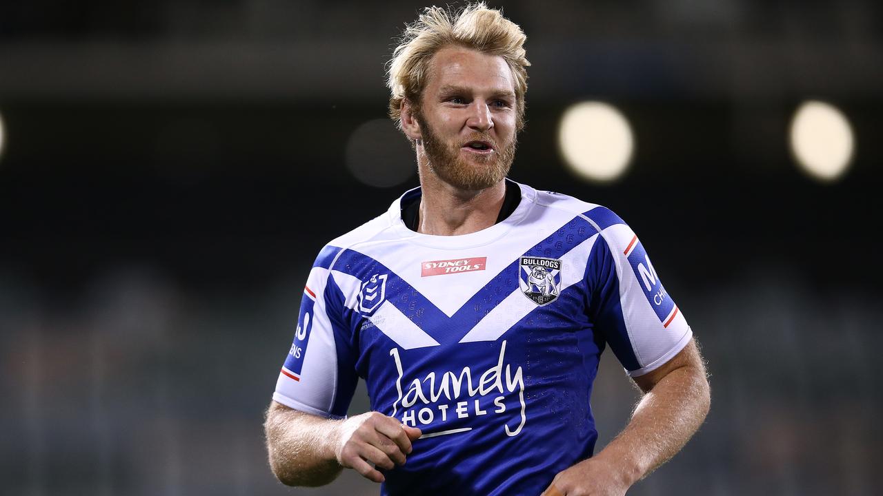 Aiden Tolman has left the Bulldogs for the Sharks.