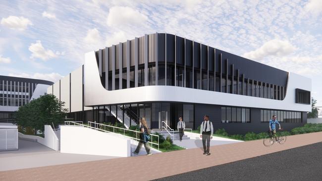 Glenunga International High School. Designs showing the planned new gym. Picture supplied by Education Department