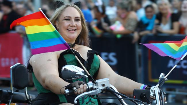 As is traditional, Dykes on Bikes kicked off the parade. Picture: Matrix