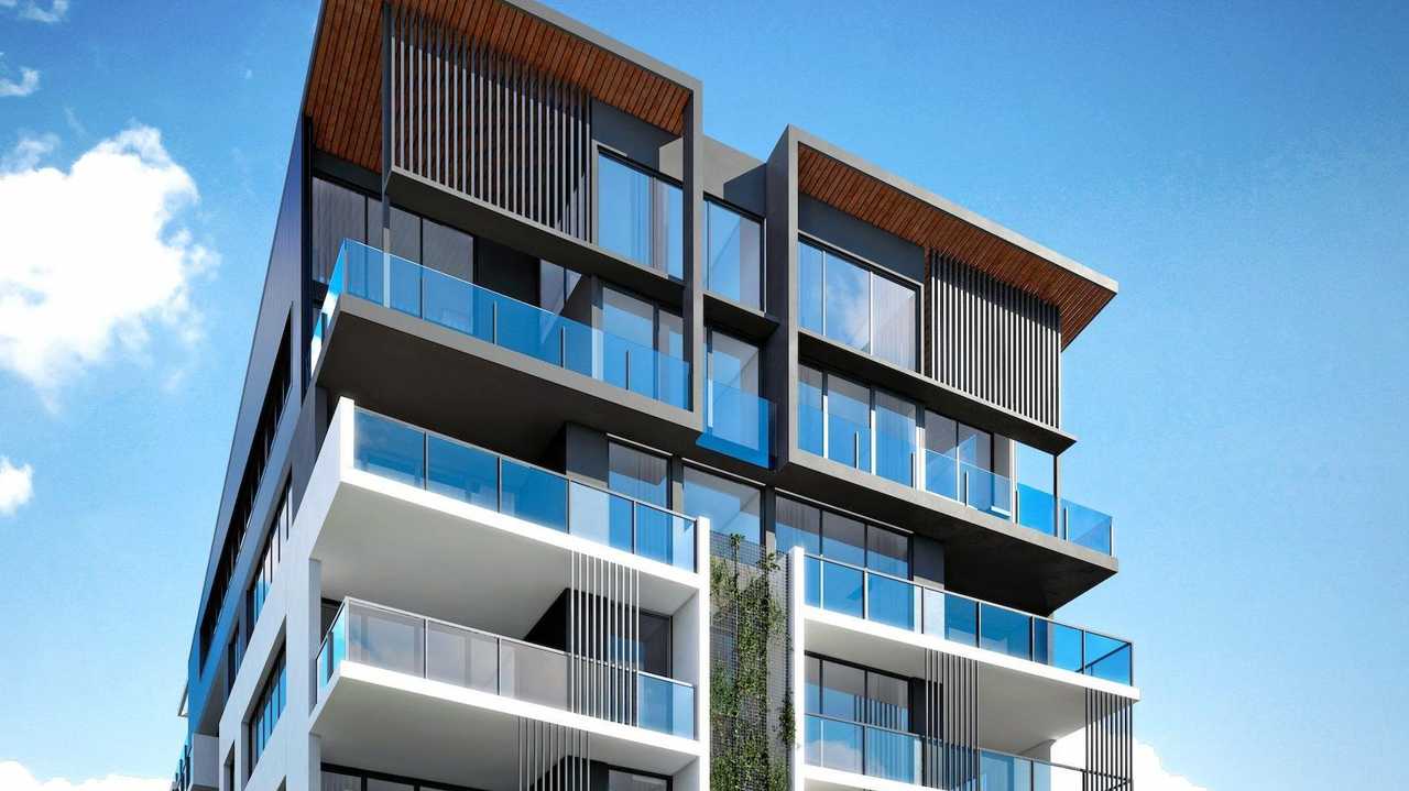 Artist impression of Mosaic Property Group's Cyan project at Kings Beach, scheduled to begin construction in February 2017.