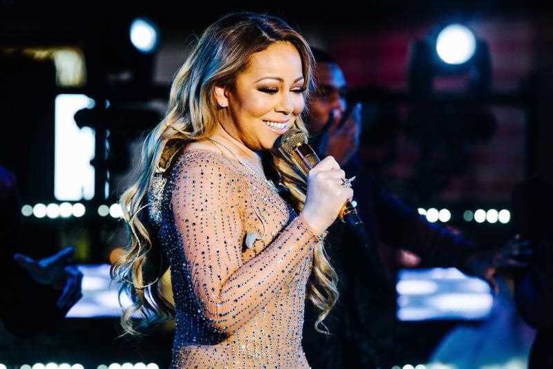 Mariah Carey performs at the New Year's Eve celebration in Times Square on Saturday, Dec. 31, 2016, in New York. Picture: Greg Allen/Invision/AP