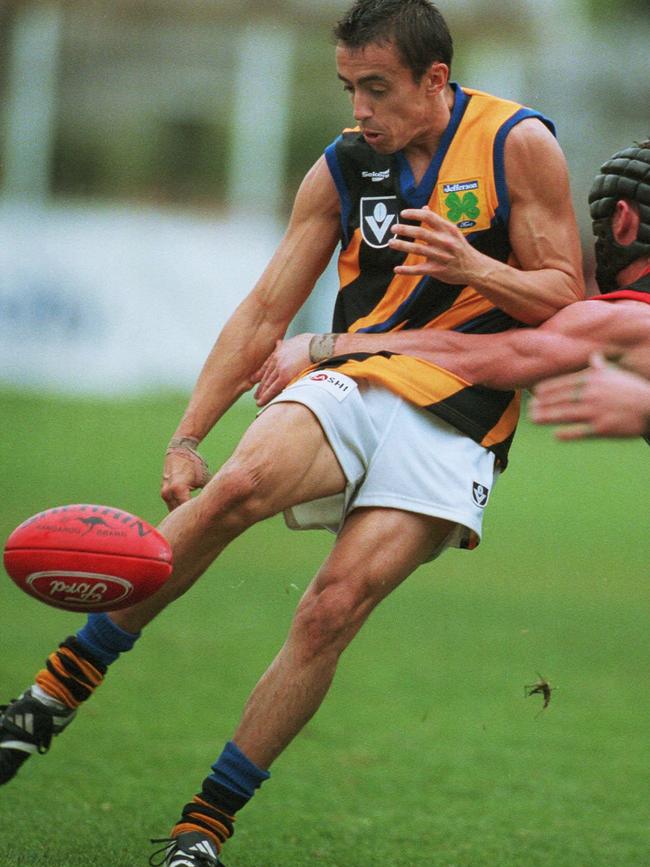 Radford in action for Sandringham in 2001: “I was a battler, mate.”