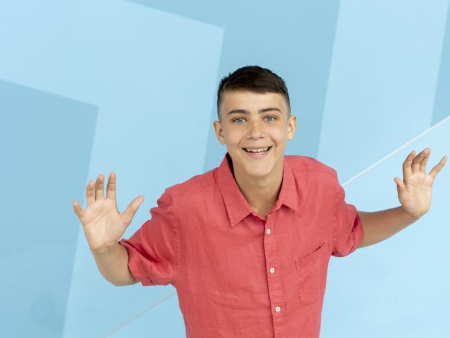 Riley Lattuga poses for a photo at Qudos Bank Arena. Picture: Monique Harmer