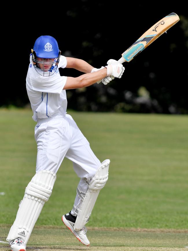 St Edmund's College batsman Kobe Rae. (Picture, John Gass)