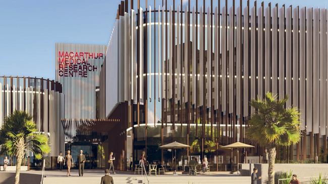 An artist's impression of the proposed $50 million Macarthur Medical Research Centre.