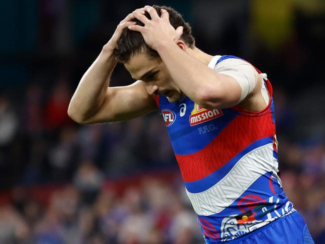 Western Bulldogs sit second on the expected scores ladder. Picture: Michael Willson/AFL Photos via Getty Images