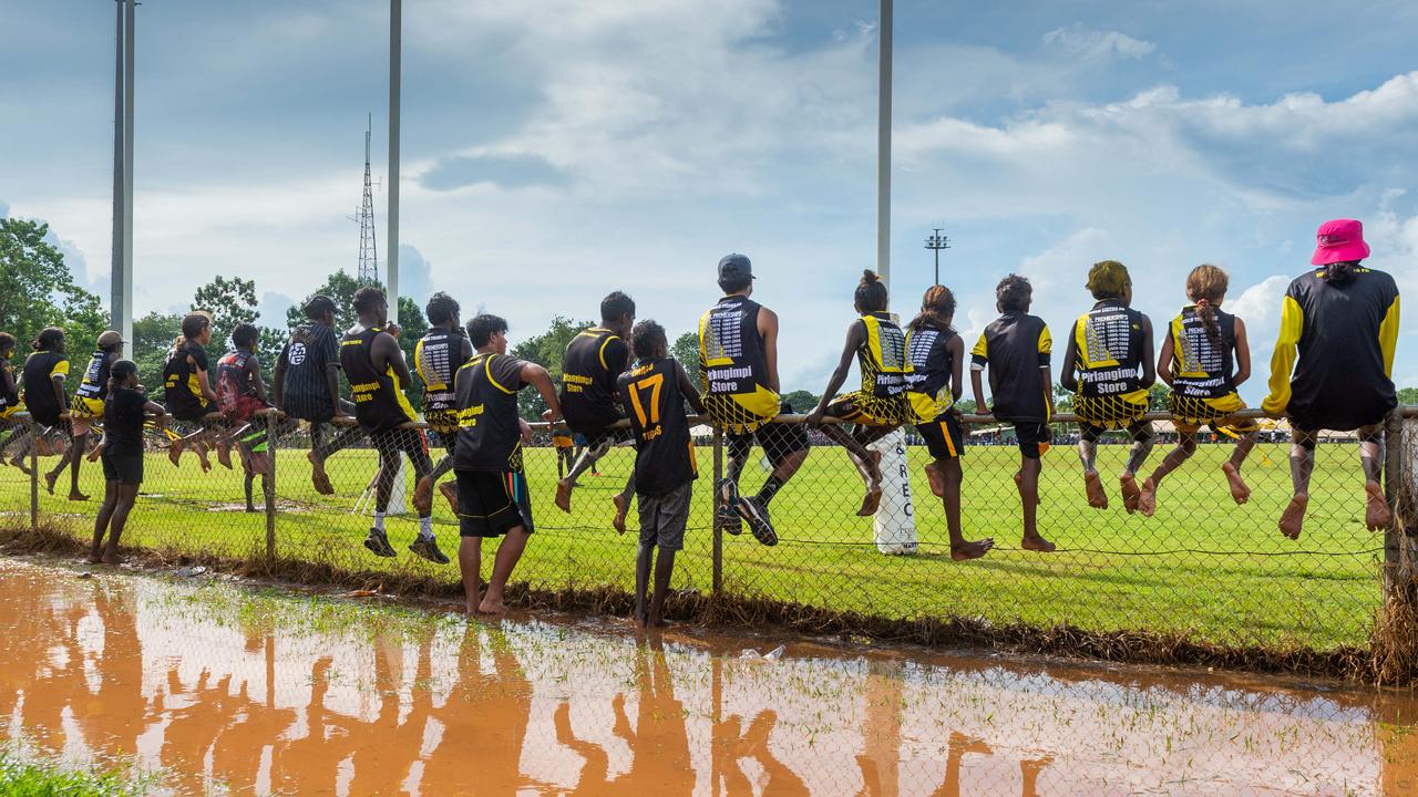 The Tiwi Islands 2020-2021 Grand Final. The Imalu Tigers take on the Walama Bulldogs on Bathurst Island. Photograph: Che Chorley