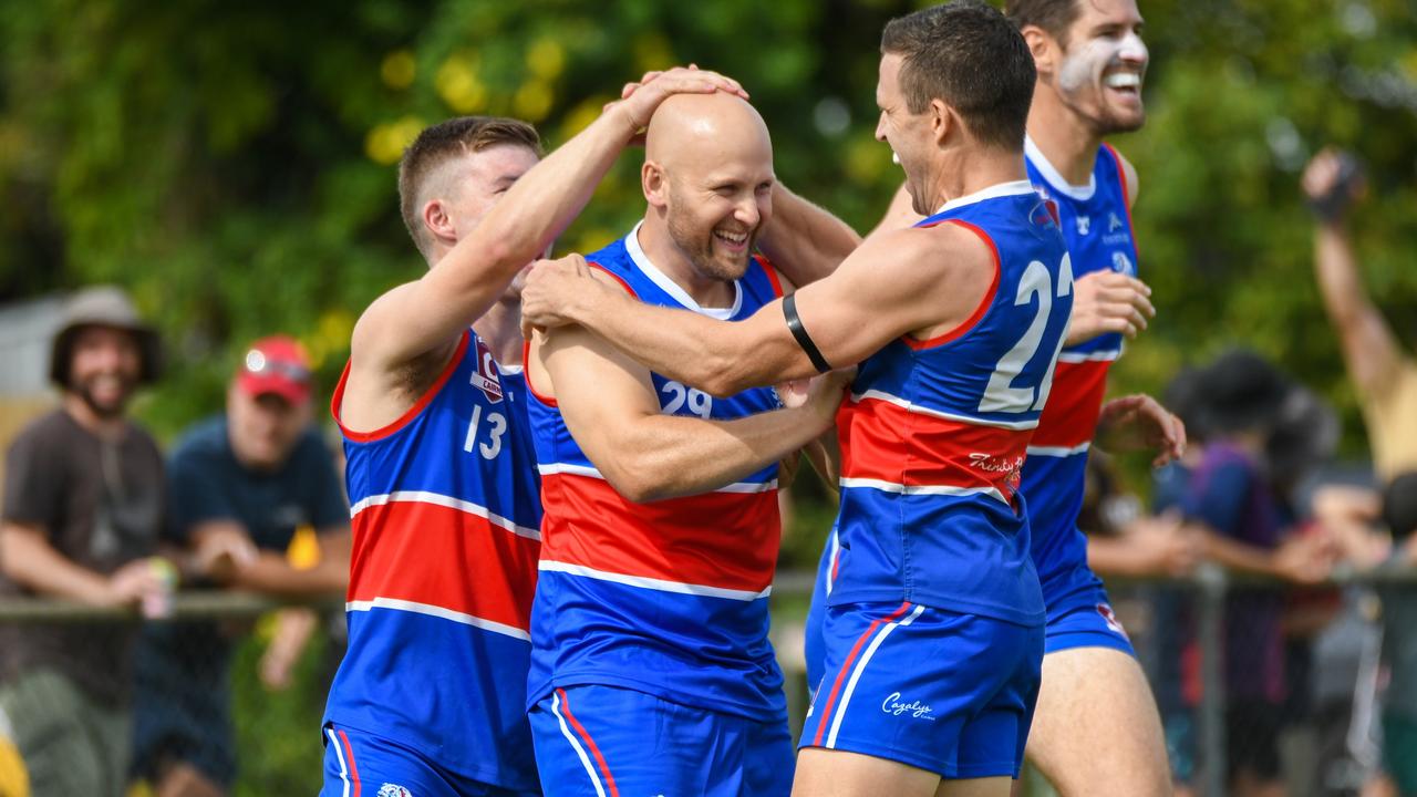 Retired AFL superstar Gary Ablett Jnr played for Centrals Trinity Beach Bulldogs in their AFL Cairns win against North Cairns Tigers at Crathern Park on Saturday, May 6. Picture: Brett Pascoe