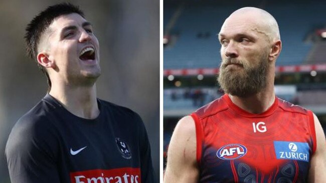 Brayden Maynard and Max Gawn