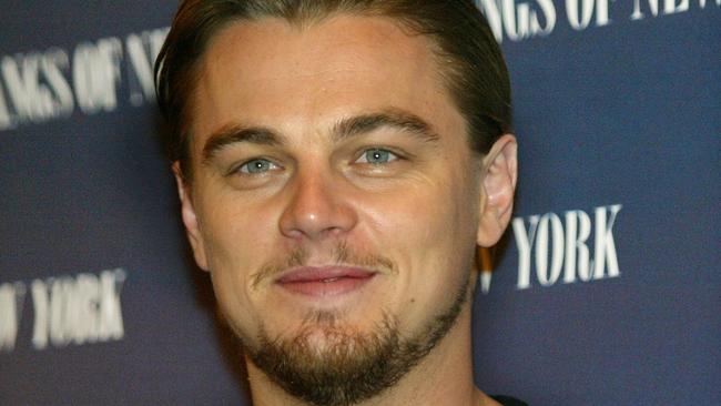 Leonardo DiCaprio sporting a pencil thin Pencil ‘stache.