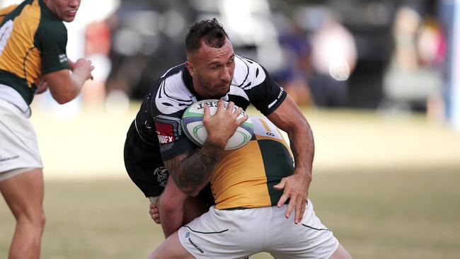 Quade Cooper in action for his Brisbane club side