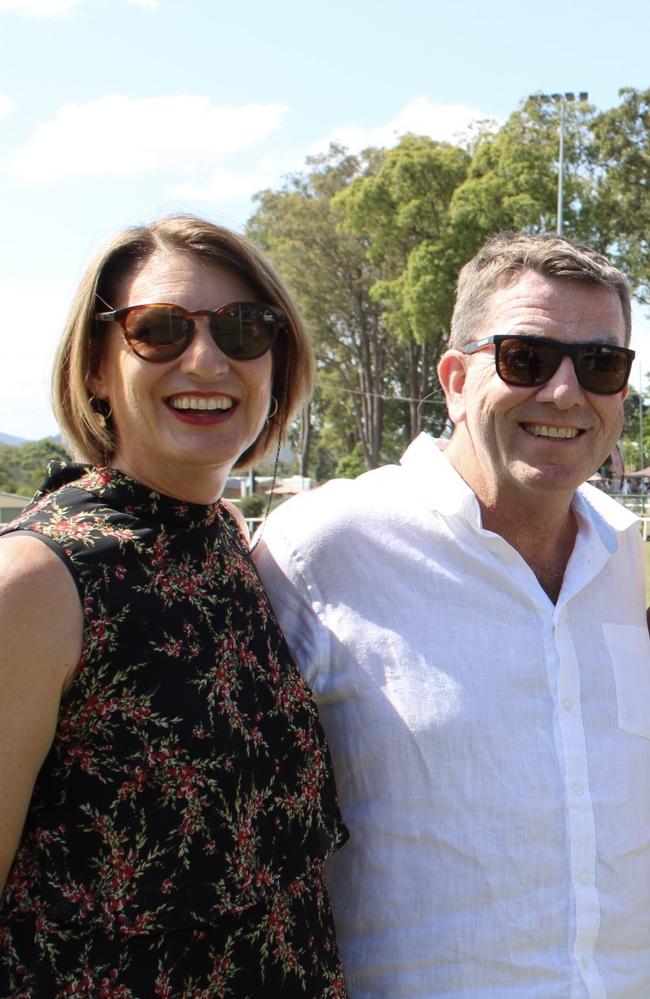 Lisa and Angus Rolle at the Noosa Polo and Provedores on October 14, 2023.