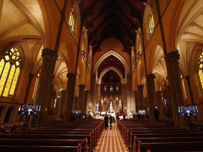 Inside St Patrick’s. Picture: Getty