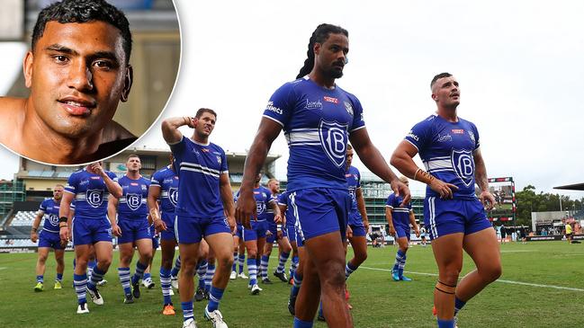 Tevita Panga Jr's Bulldogs career has got off to a questionable start.