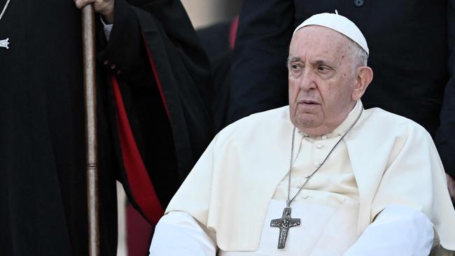 Pope Francis at the Vatican in September. Picture: AFP