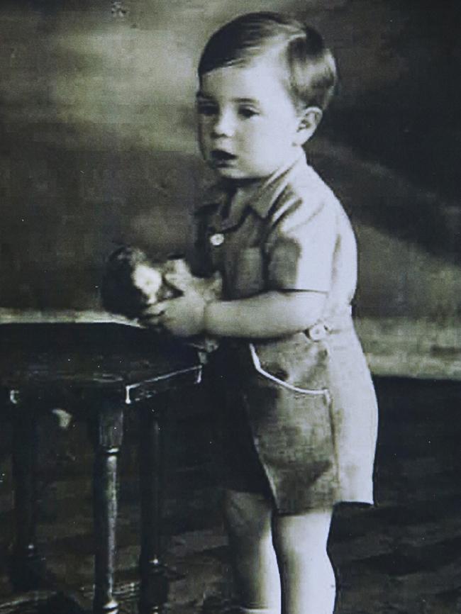 Molly Meldrum as a child.