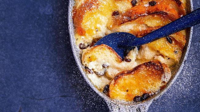 Classic bread and butter pudding