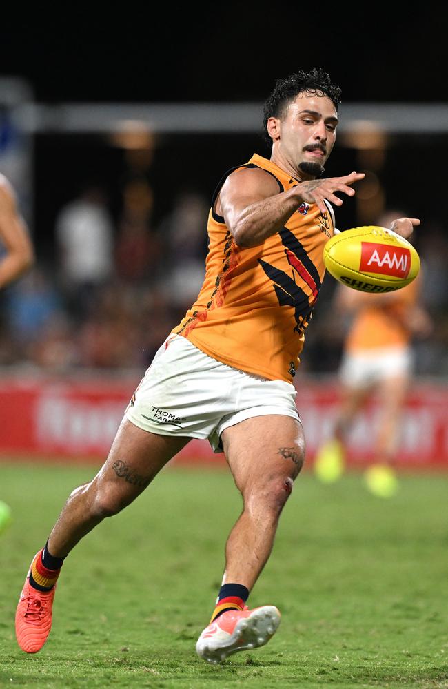 Will Izak Rankine play as a full-time forward this year? Picture: Bradley Kanaris/Getty Images.