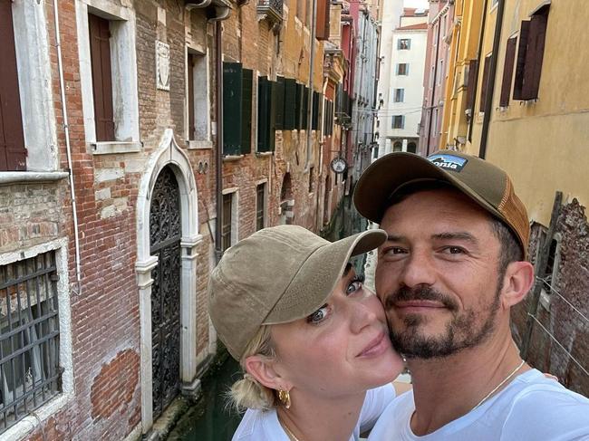 Orlando Bloom and Katy Perry in Venice, Italy. Picture: @orlandobloom/Instagram