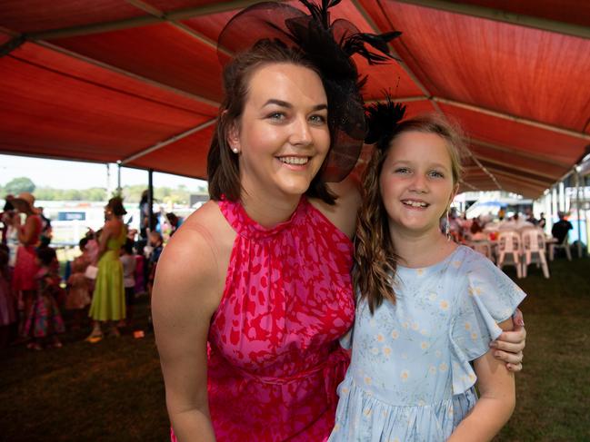 Joanne Woldseth and Marley Woldseth at the Chief Minister's Cup Day at the Darwin Turf Club on Saturday, July 13. Picture: Pema Tamang Pakhrin