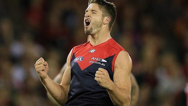 AFL: Round 6 Melbourne v St Kilda Jesse Hogan Picture: Wayne Ludbey