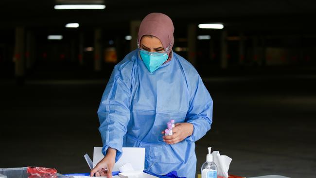 Aussies giving up their Christmas to volunteer or care for others were thanked for their selflessness and service. Picture: NCA NewsWire / Gaye Gerard