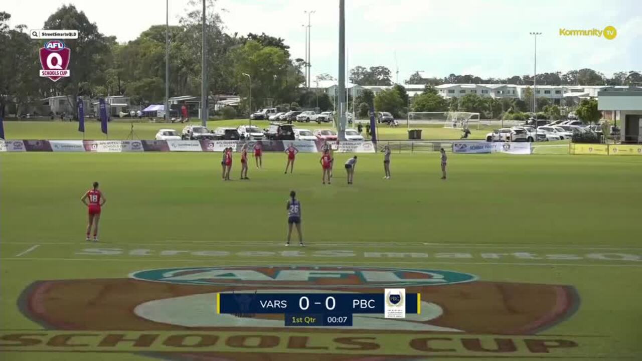 Replay: Varsity College v Palm Beach Currumbin (Junior Female Grand Final) - 2024 AFLQ Schools Cup State Finals Day 3