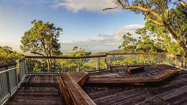 The recently finished $10m development of Mt Archer lookout in Rockhampton. Picture: BT Builders