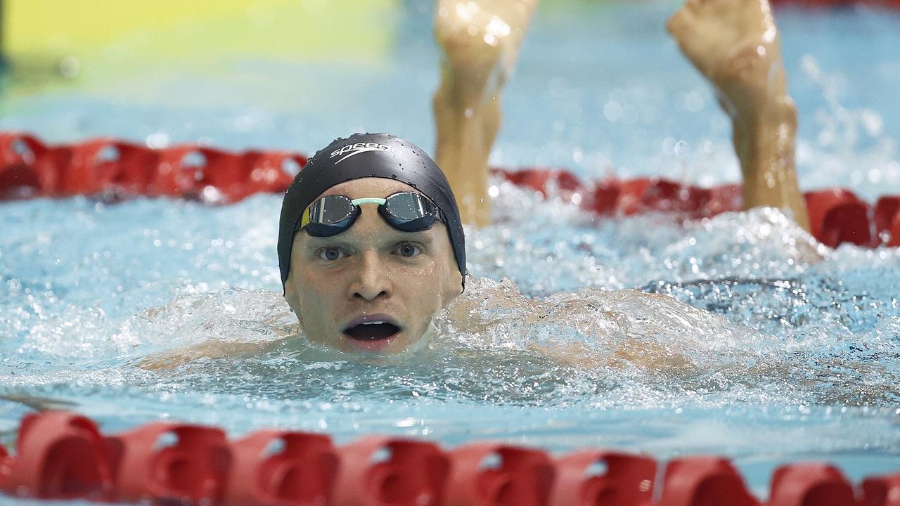 Cody Simpson endured every swimmer’s nightmare, a swim-off. (Photo by Daniel Pockett/Getty Images)