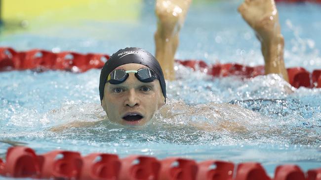 Cody Simpson endured every swimmer’s nightmare, a swim-off. (Photo by Daniel Pockett/Getty Images)