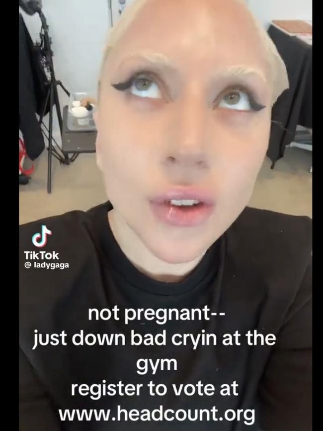 'Not pregnant': Gaga hit back at paparazzi photos.