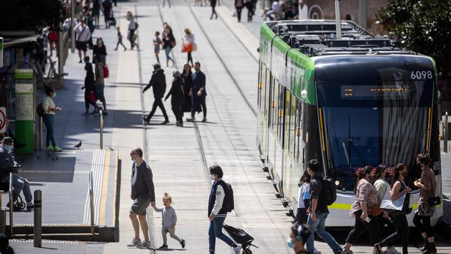 Bourke Street Mall in Melbourne. Picture: NCA NewsWire / Paul Jeffers