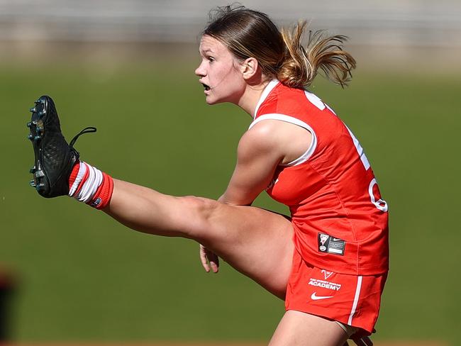 Olivia Morris of the Swans. Photo: Matt King/AFL Photos