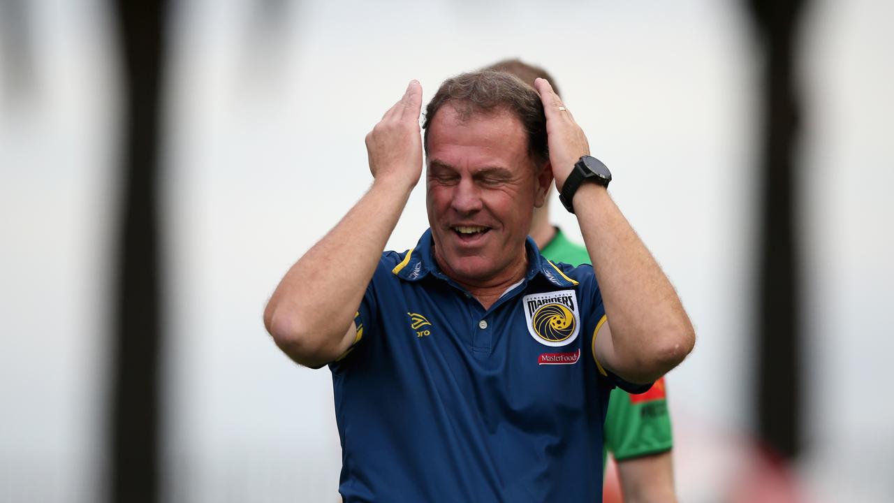Mariners coach Alen Stajcic was furious at a controversial call.