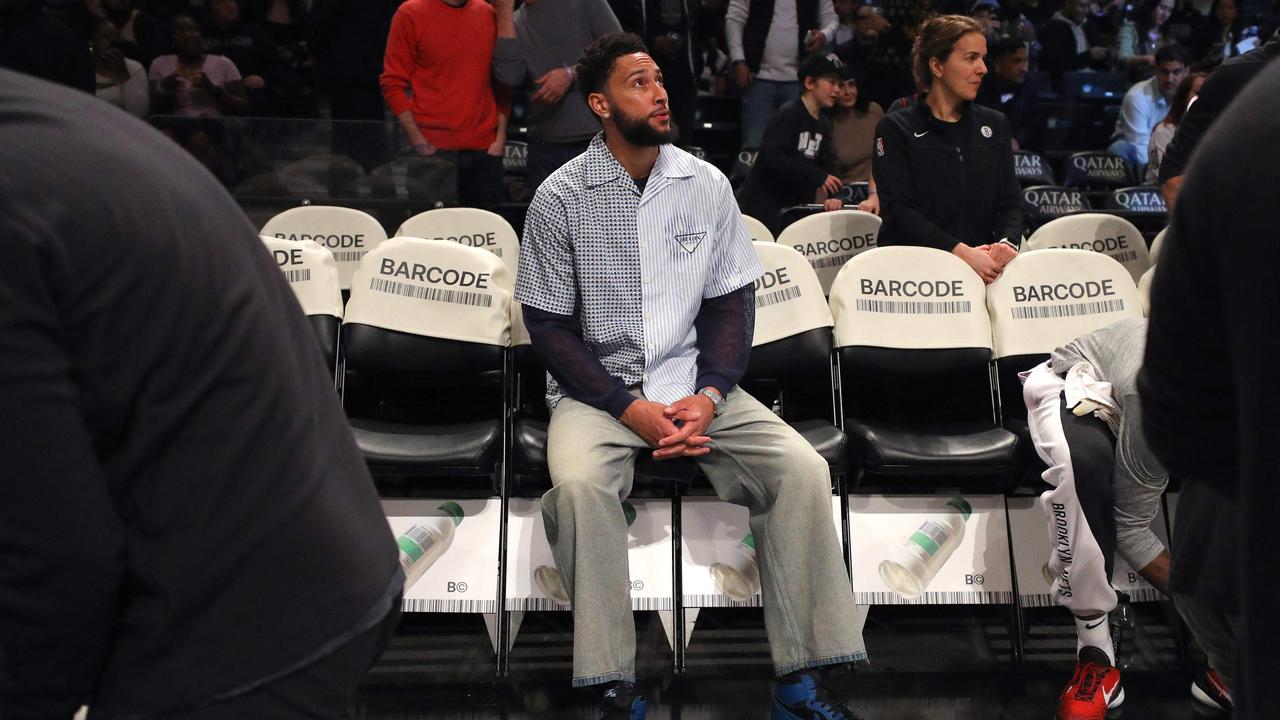 Ben Simmons’ Nets career summed up in one photo. Getty Images via AFP.