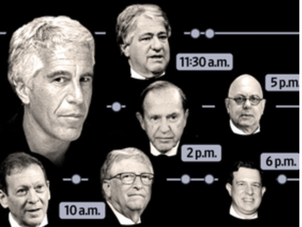 One day in Epstein’s life shows his ties to US elite
