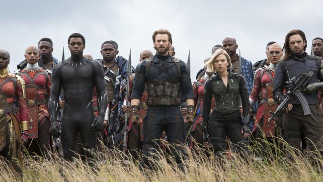 Don’t mention the war. Marvel’s Avengers: Infinity War is being released on Anzac Day. Picture: Chuck Zlotnick/Marvel Studios