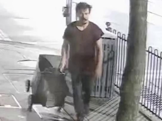 CCTV footage of Amrick Roy after the attack. Picture: Supplied