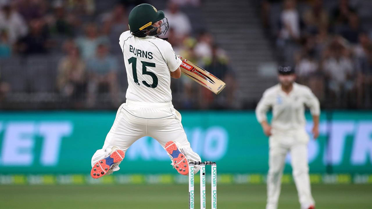 Joe Burns believes Australia are getting used to the pink ball.