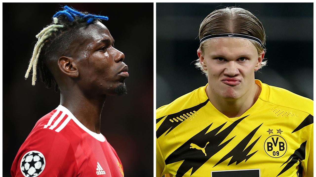 Paul Pogba and Erling Haaland.