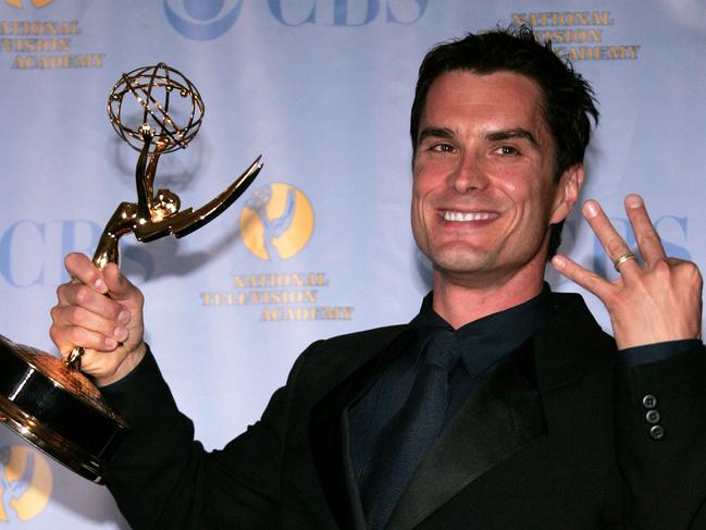 HOLLYWOOD – JUNE 15: Actor Rick Hearst poses with his Emmy for "Outstanding Supporting Actor in a Drama Series" for his work in "General Hospital" in the press room during the 34th Annual Daytime Emmy Awards held at the Kodak Theatre on June 15, 2007 in Hollywood, California. (Photo by Frazer Harrison/Getty Images)