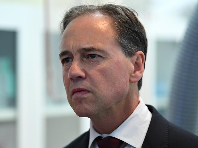 Health Minister Greg Hunt.