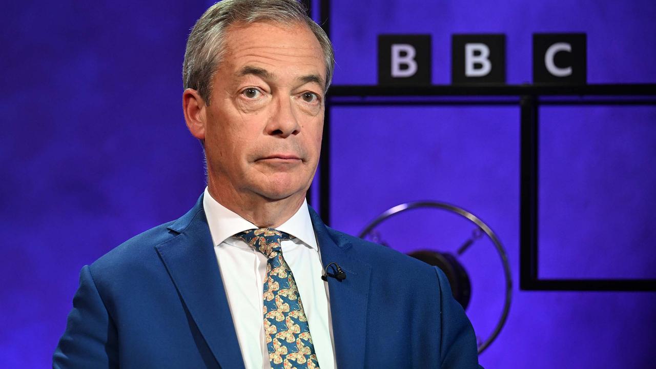 Nigel Farage. Picture: Jeff Overs/BBC via Getty Images