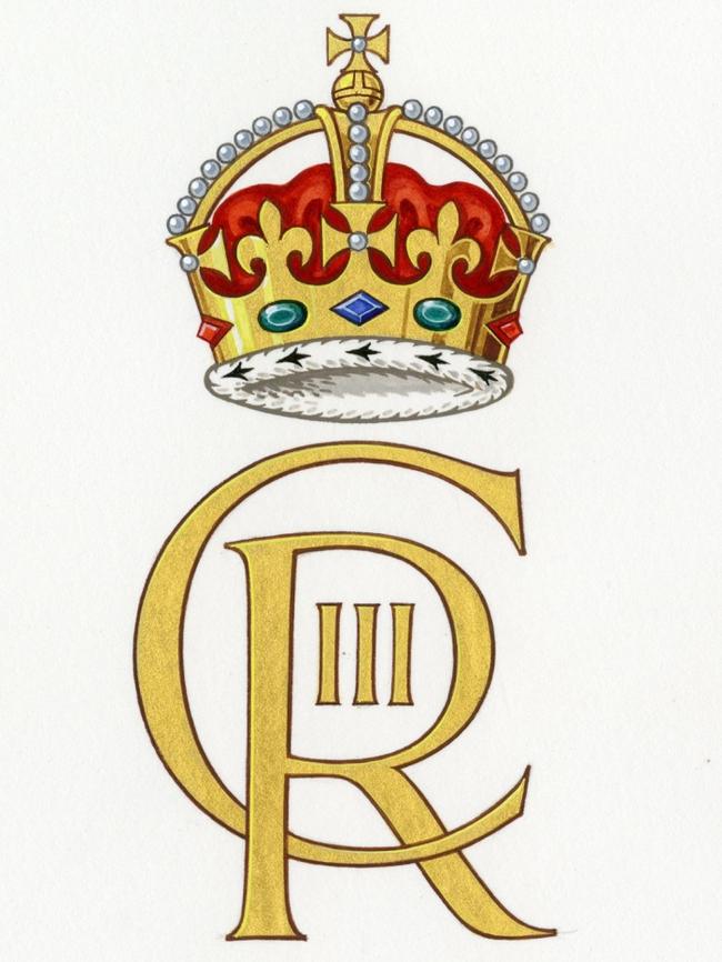 The King Charles III cypher was going to be displayed on the Opera House sails to mark the monarch’s coronation. Picture: supplied