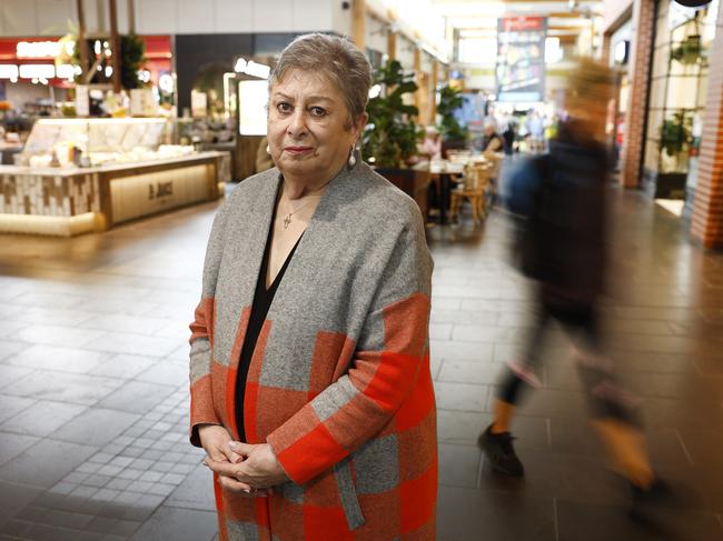 Aileen Mountifield says more than 250 women have visited the secret safe rooms in shopping centres in Sydney. Picture: Richard Dobson