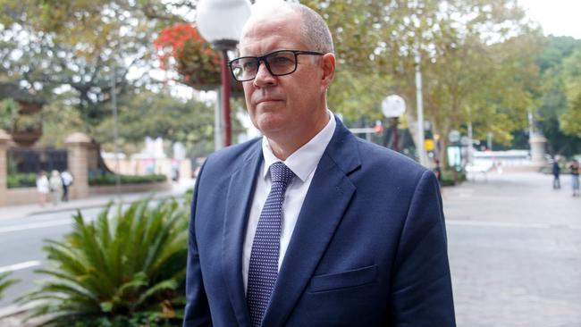 Outgoing ABC Managing Director David Anderson will continue cross-examination on Thursday. Picture: Nikki Short