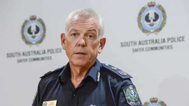 State Co-ordinator and Police Commissioner Grant Stevens. Picture: NCA NewsWire / Brenton Edwards